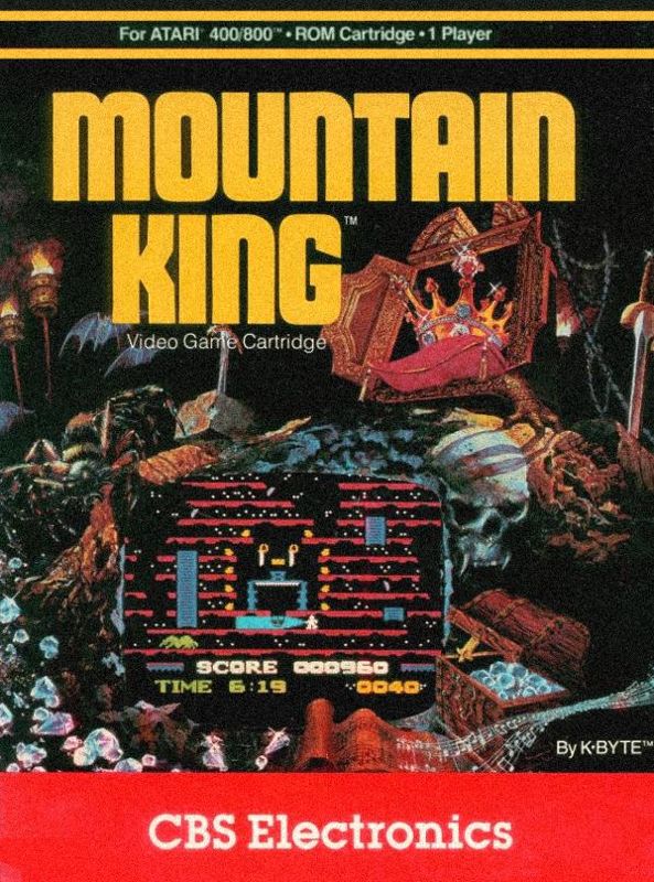 Mountain King box art for Atari 5200